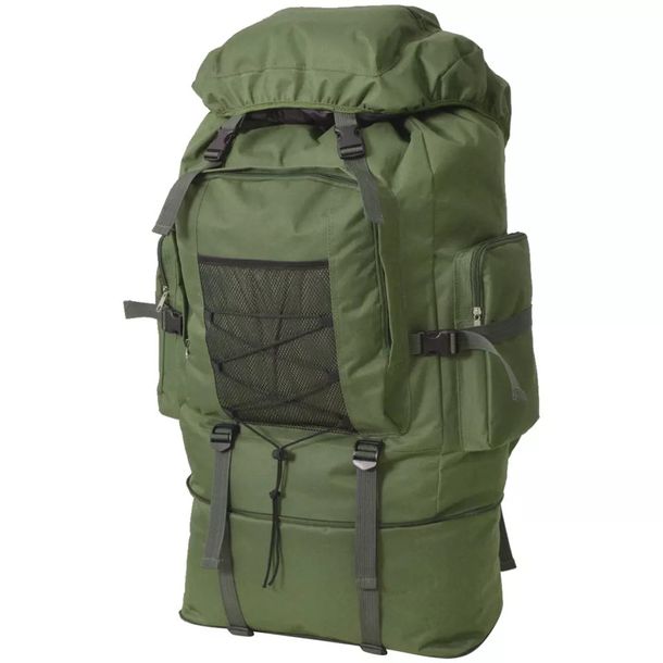 Фото - Рюкзак VIDA Plecak XXL w wojskowym stylu, 100 L, zielony 