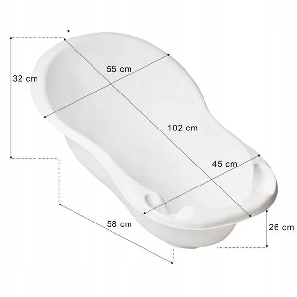 wanienka-102-cm-slonik-stan-nowy