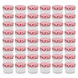 szklane-sloiki-na-dzem-bialo-czerwone-pokrywki-48-szt-110-ml