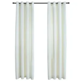 zaslony-zaciemniajace-z-kolkami-2-szt-aksamitne-kremowe