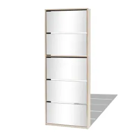 szafka-na-buty-z-5-polkami-i-lustrem-kolor-debu-63x17x1695