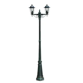 stojaca-lampa-ogrodowa-2-ramienna-215-cm-ciemnozielona-czarna