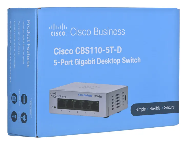 switch-cisco-cbs110-5t-d-eu-stan-nowy