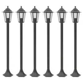 lampy-ogrodowe-110-cm-e27-aluminium-6-szt-brazowe