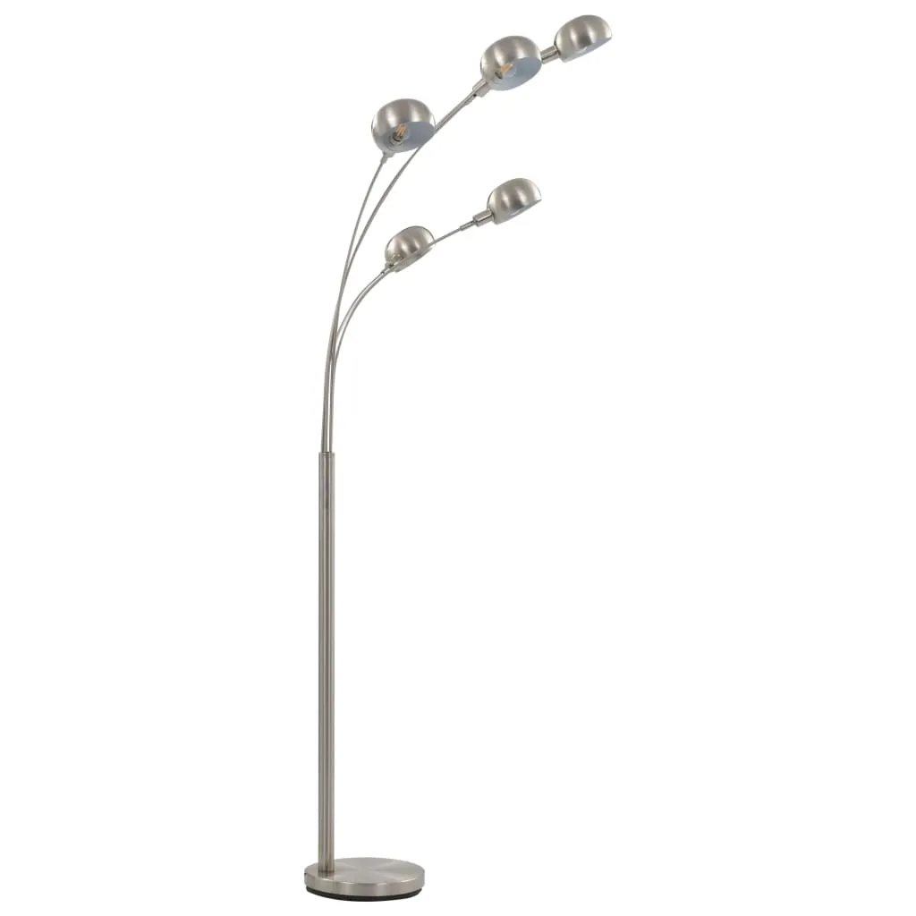 lampa-stojaca-200-cm-5-x-e14-srebrna