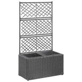 donica-z-kratka-i-2-wkladami-58x30x107-cm-polirattan-czarna