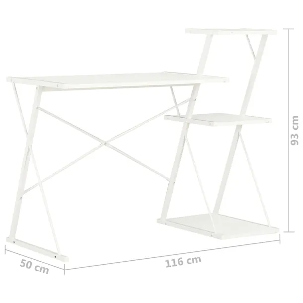 biurko-z-polka-biale-116x50x93-cm-stan-nowy