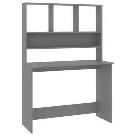 biurko-z-polkami-szare-110x45x157-cm-material-drewnopochodny