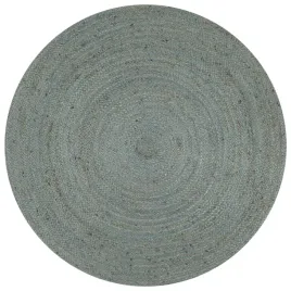 recznie-wykonany-dywan-z-juty-okragly-90-cm-oliwkowozielony