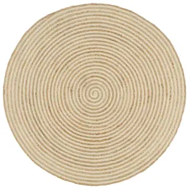 dywanik-recznie-wykonany-z-juty-spiralny-wzor-bialy-120-cm
