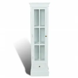 witryna-drewniana-z-3-polkami-biala-drewniana