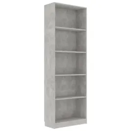5-poziomowy-regal-na-ksiazki-betonowy-szary-60x24x175-cm