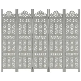 parawan-5-panelowy-rzezbiony-szary-200x165-cm-drewno-mango