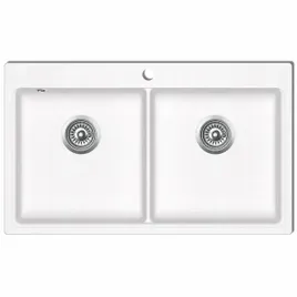 granitowy-dwukomorowy-bialy-zlewozmywak