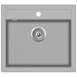 granitowy-zlewozmywak-jednokomorowy-szary