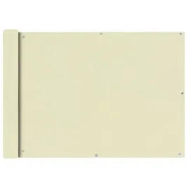 parawan-balkonowy-z-tkaniny-oxford-75x400-cm-kremowy