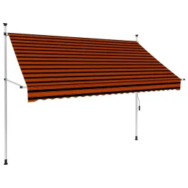 recznie-zwijana-markiza-250-cm-pomaranczowo-brazowa