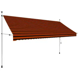recznie-zwijana-markiza-350-cm-pomaranczowo-brazowa