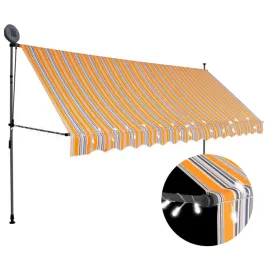 recznie-zwijana-markiza-z-led-400-cm-zolto-niebieska