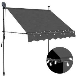 recznie-zwijana-markiza-z-led-100-cm-antracytowa
