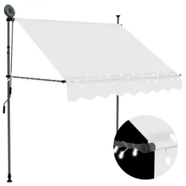 recznie-zwijana-markiza-z-led-100-cm-kremowa
