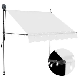 recznie-zwijana-markiza-z-led-150-cm-kremowa