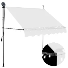 recznie-zwijana-markiza-z-led-200-cm-kremowa