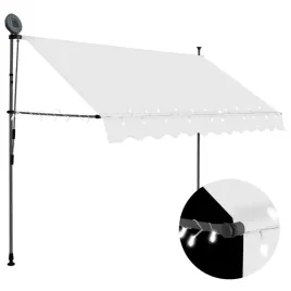 recznie-zwijana-markiza-z-led-300-cm-kremowa