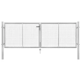 brama-ogrodowa-ocynkowana-stalowa-306x75-cm-srebrna