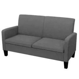 kanapa-2-osobowa-ciemnoszara-135x65x76-cm