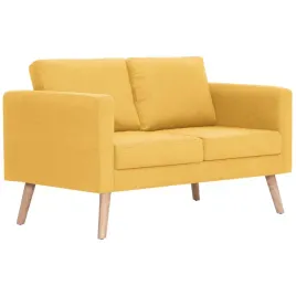 sofa-2-osobowa-tapicerowana-tkanina-zolta