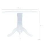stol-bialy-106-cm-lite-drewno-kauczukowca