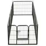 kojec-dla-psow-8-paneli-stalowy-czarny-60-x-80-cm-cechy-dodatkowe-na-zewnatrz
