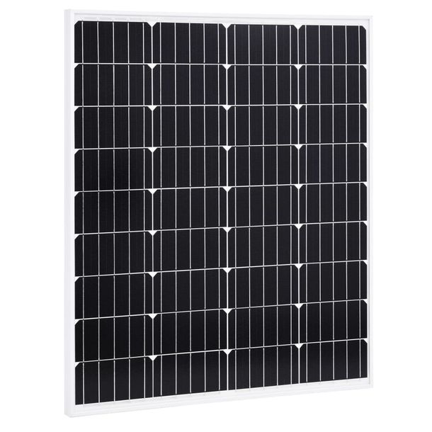 Panel słoneczny, 80 W, monokrystaliczny, aluminium i szkło