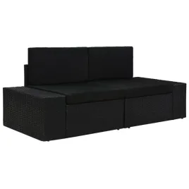 sofa-modulowa-2-osobowa-rattan-pe-czarna