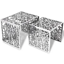 2-czesciowy-stolik-boczny-kwadratowy-z-aluminium-srebrny