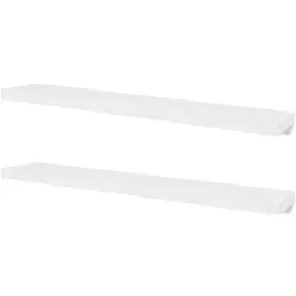 polki-scienne-4-szt-biale-120-cm