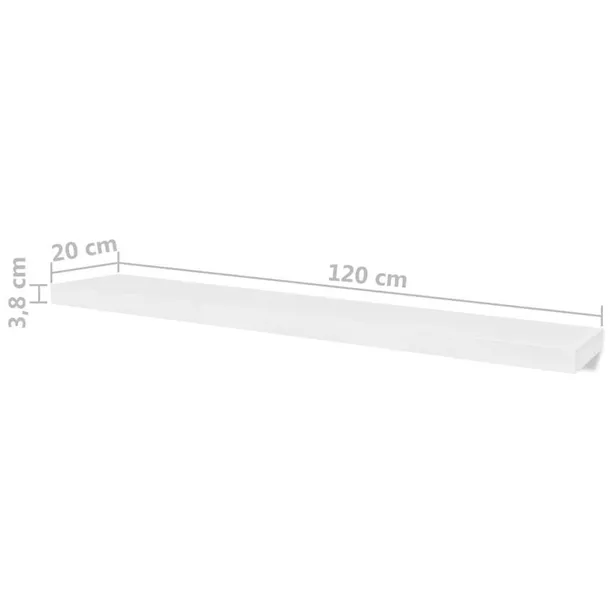 polki-scienne-4-szt-biale-120-cm-stan-nowy