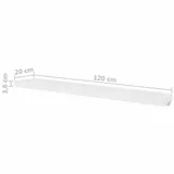 polki-scienne-4-szt-biale-120-cm-stan-nowy