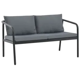 2-osobowa-sofa-ogrodowa-z-poduszkami-aluminium-szara