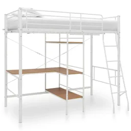 rama-lozka-pietrowego-z-biurkiem-biala-metalowa-90-x-200-cm