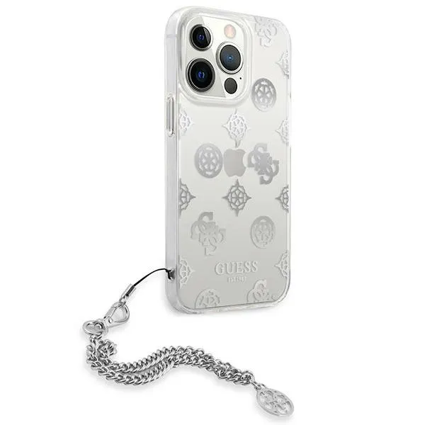 guess-chain-peony-or-etui-do-iphone-13-pro-silver-przeznaczenie-apple