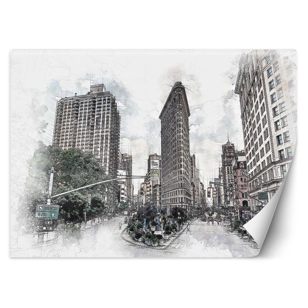 Fototapeta Manhattan, jak rysowany - Cornel Vlad 100x70
