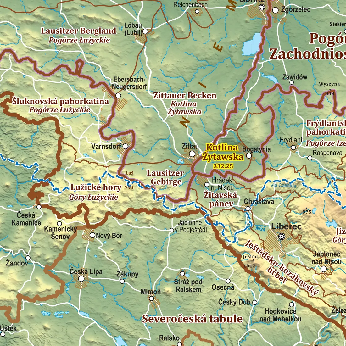 sudety-mapa-scienna-1-230-000-rurki-pcv-compass