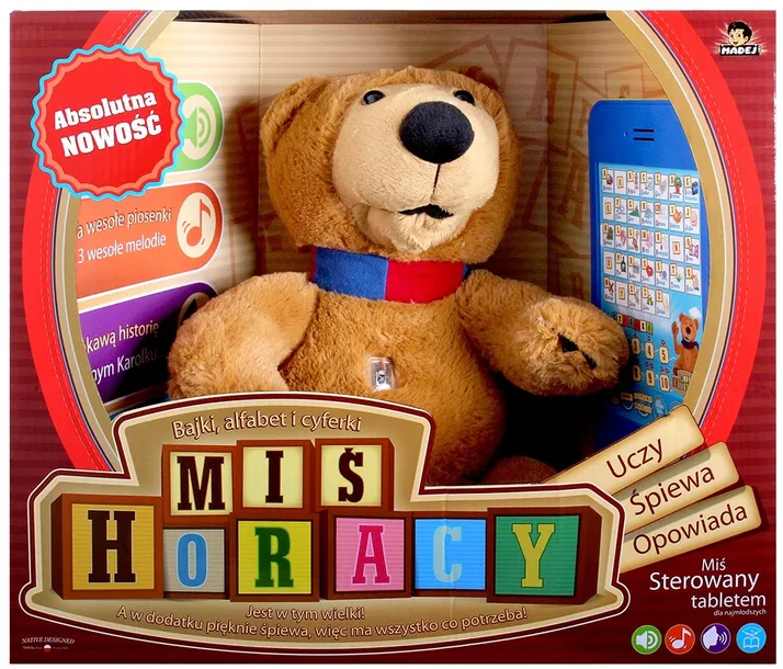 interaktywny-mis-horacy-sterowany-tabletem-stan-nowy-wiek-dziecka-2-lata