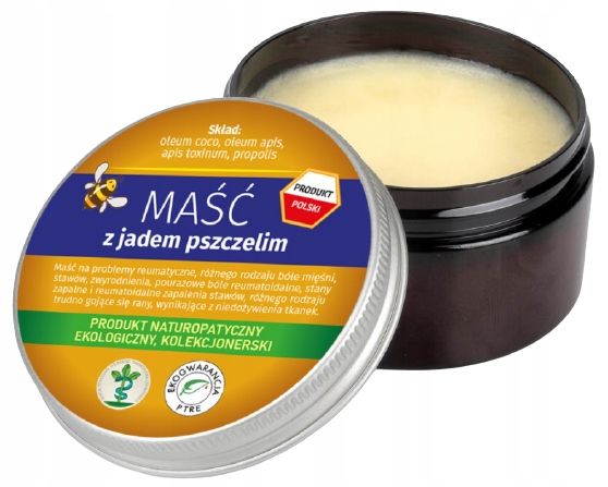 Maść Propolisowa Z Jadem Pszczelim Reumatyzm 100ml Erlipl 5672