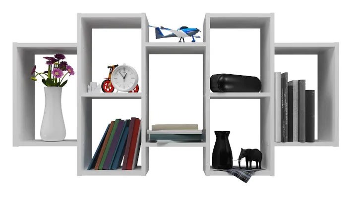 bialy-wiszacy-regal-scienny-obilos-stan-nowy