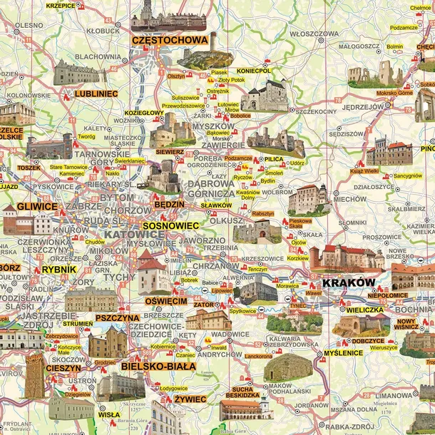 polska-mapa-zamkow-mapa-scienna-1-700-000-region-polska