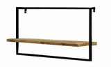 polka-scienna-wiszaca-metal-drewno
