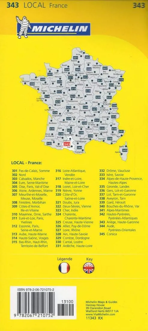 ariege-gorna-garonna-francja-mapa-michelin